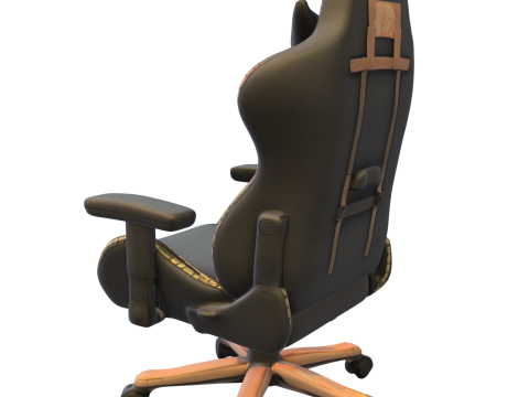 Floral Gaming Chair Modello 3D