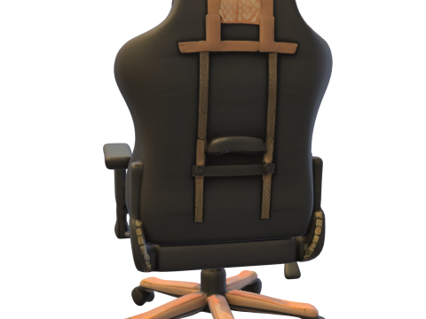 Floral Gaming Chair Modello 3D