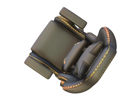 Floral Gaming Chair 3D Model