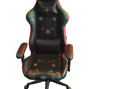 Holiday Snowflake Gaming Chair 3D-Modell