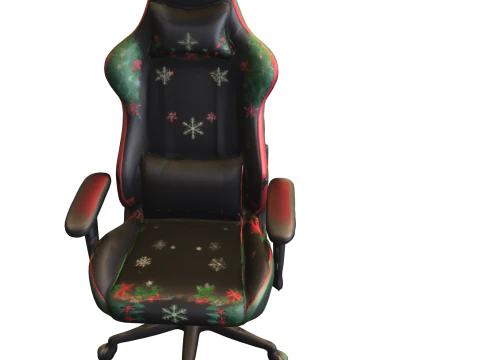 假日雪花电竞椅 3D 模型