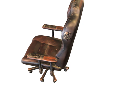 Corsair Commander Chair Pirate Themed 3D Model