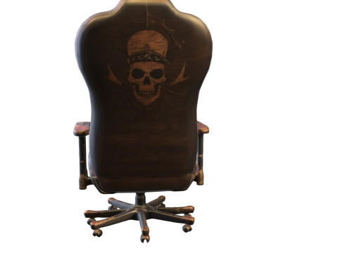 Corsair Commander Chair Pirate Themed 3D 模型