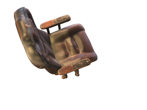 Corsair Commander Chair Pirate Themed 3D 模型