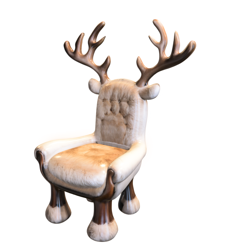 Reindeer Lodge Armchair Modelo 3D .c4d .max .obj .3ds .fbx .stl .blend