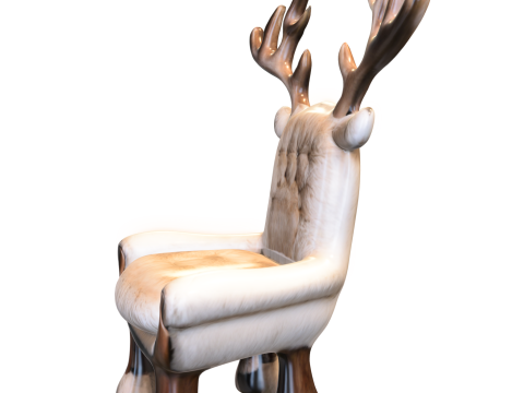 Reindeer Lodge Armchair Modelo 3D
