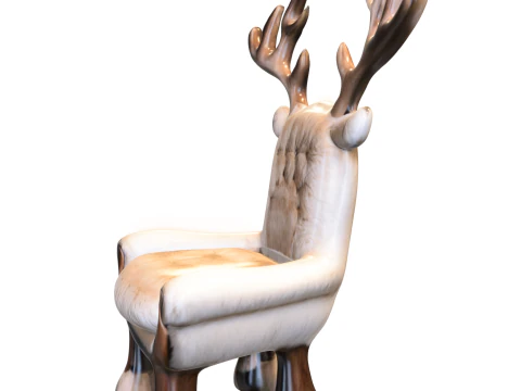 Reindeer Lodge Armchair 3D Model