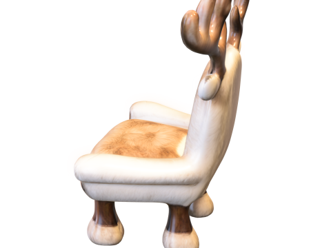Reindeer Lodge Armchair Modelo 3D