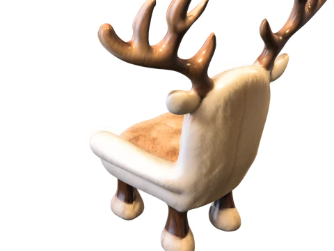 Reindeer Lodge Armchair 3D Model