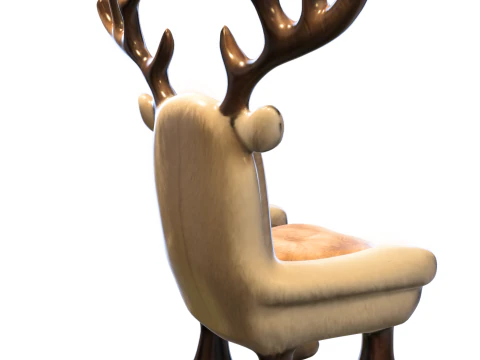 Reindeer Lodge Armchair 3D Model