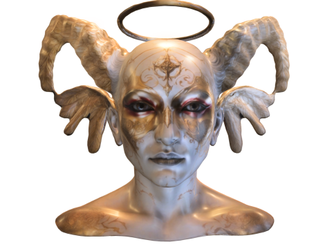 Celestial Demon Mask Bus Modello 3D