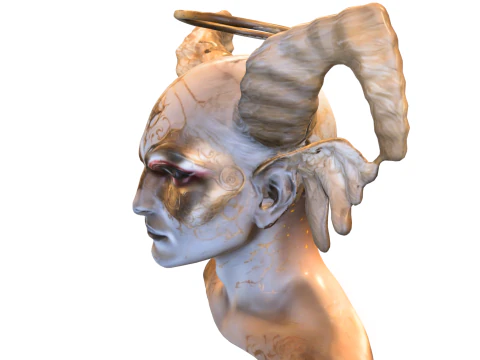Celestial Demon Mask Bus 3D Model