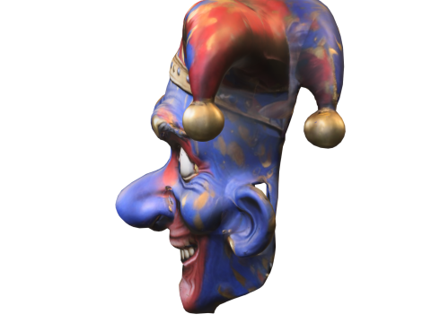 Maniac Jester Mask Modelo 3D