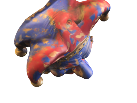 Maniac Jester Mask Modelo 3D