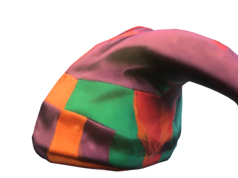 Colorful Jester Hat 3D Model