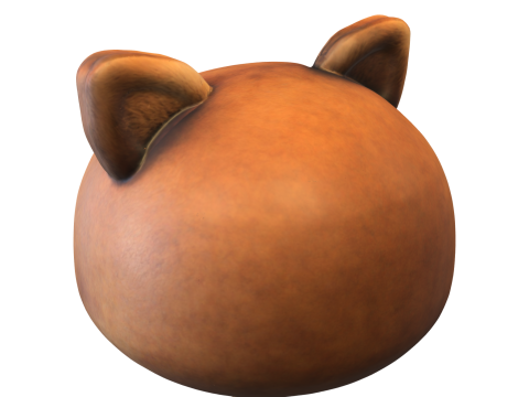 Chonk Shiba Plush 3D Модель