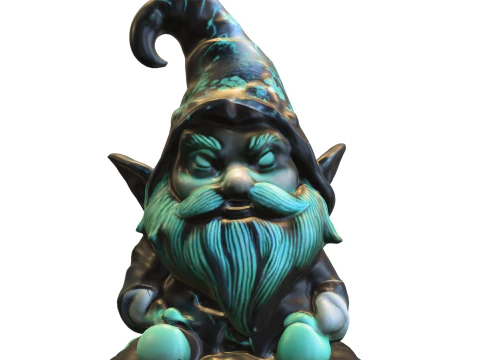 Enchanted Forest Gnome 3D Model