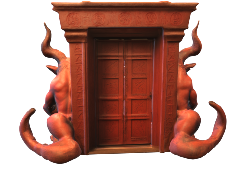 Hellgate Guardians Demonic Gate Entrance 3D मॉडल