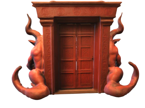 Hellgate Guardians Demonic Gate Entrance 3D Model