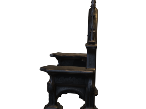 Dark Gothic Throne 3D 模型