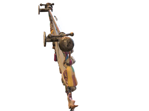 Carnival Jester Banner 3D Model