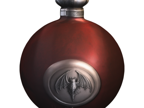 Ancient Vampire Elixir Flask Gothic Fantasy 3Dモデル