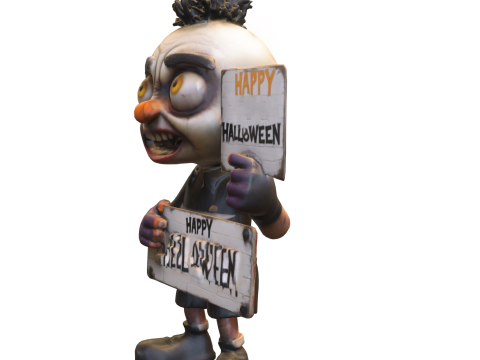 Creepy Halloween Modello 3D