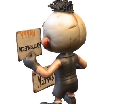 Creepy Halloween 3D Model