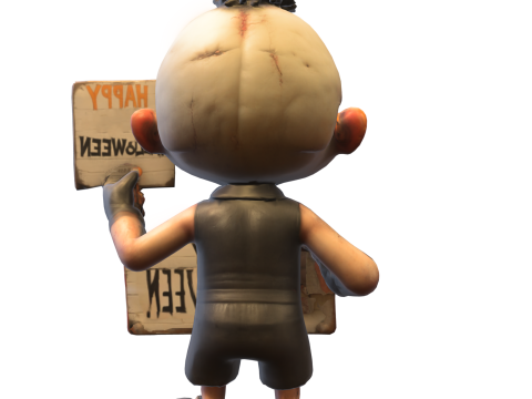 Creepy Halloween 3D Model