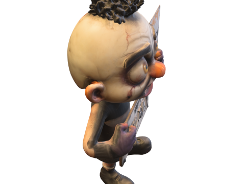 Creepy Halloween 3D Model