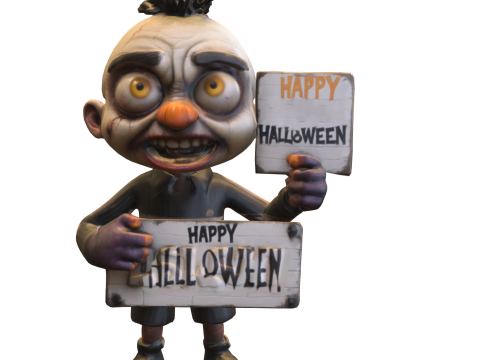 Creepy Halloween 3D Model