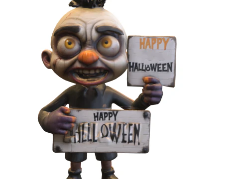 Creepy Halloween 3D Model