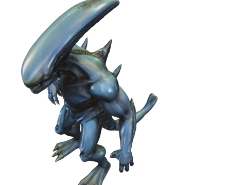 Alien Predator Warrior 3D Model