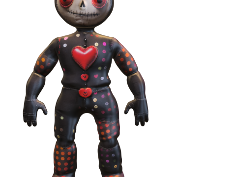 Voodoo Patch Doll Model 3D