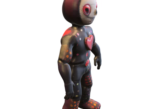 Voodoo Patch Doll 3D Model