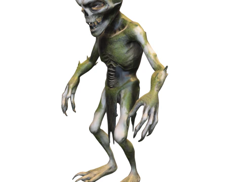 돌연변이 늪 생물 3D 모델