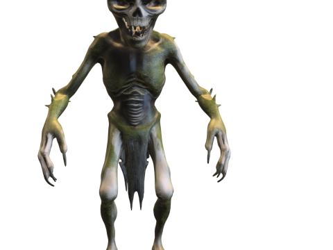 Mutant Swamp Creature 3D Модель