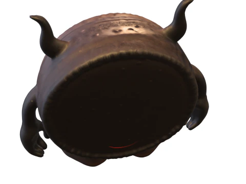 Monstro de biscoito demon&iacute;aco Modelo 3D