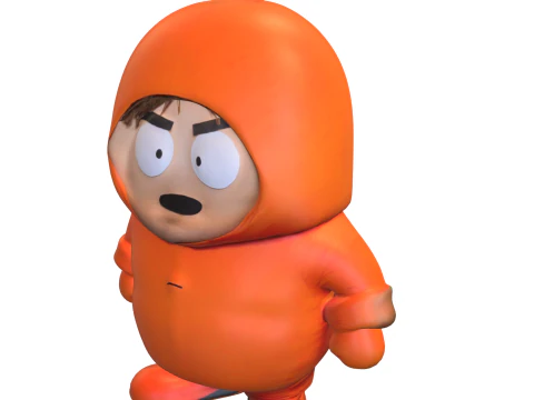 Мультфільм зимовий малюк 3D Модель