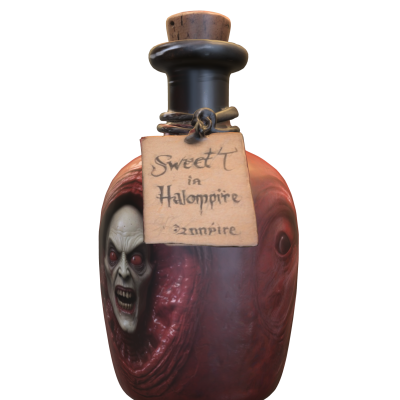 Vampire Potion Bottle 3D मॉडल .c4d .max .obj .3ds .fbx .stl .blend