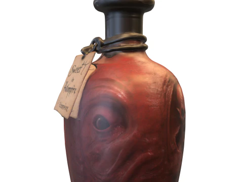 Vampire Potion Bottle 3D Model