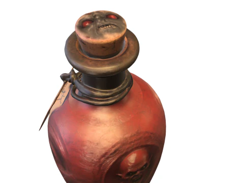 Vampire Potion Bottle 3D Model