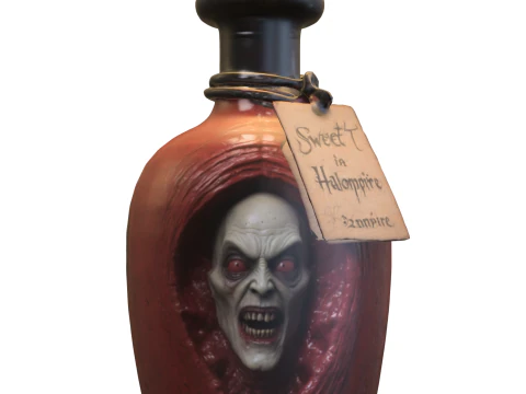 Vampire Potion Bottle 3D Model