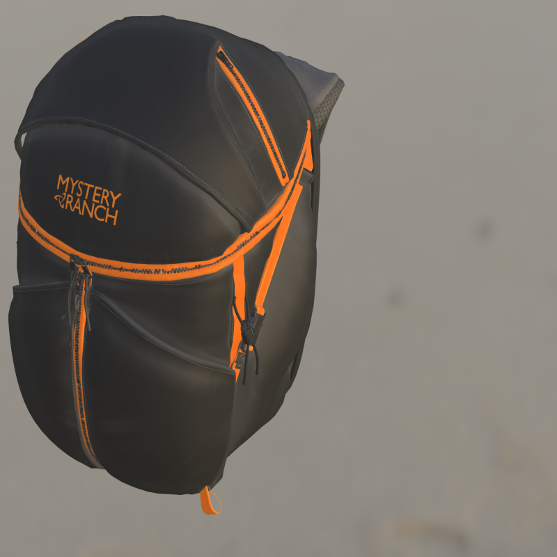 Tactical Adventure Backpack HighQuality 3Dモデル .c4d .max .obj .3ds .fbx .stl .blend