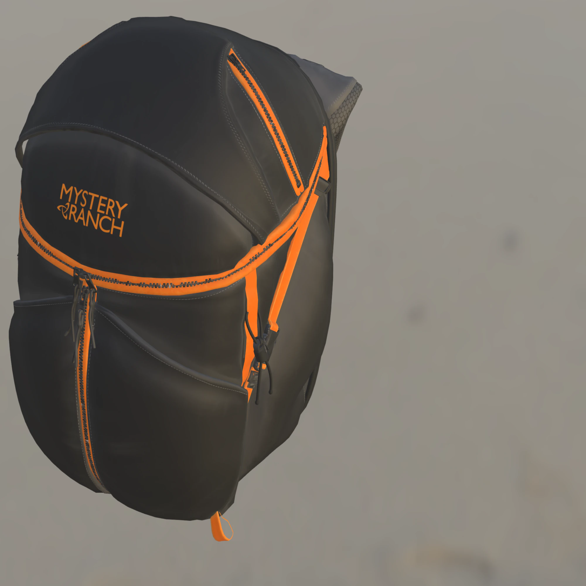 Tactical Adventure Backpack HighQuality 3D Model .c4d .max .obj .3ds .fbx .stl .blend 