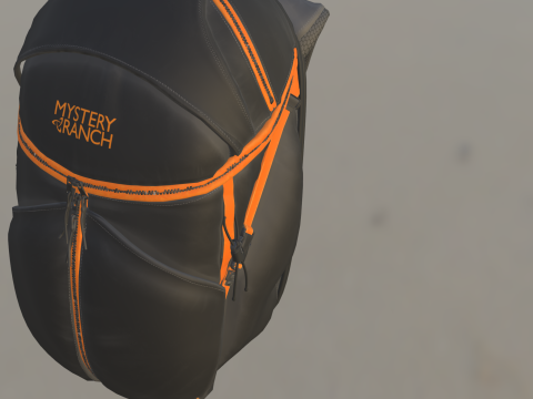 Tactical Adventure Backpack HighQuality 3D मॉडल