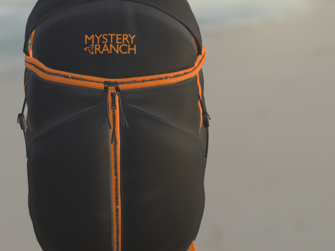 Tactical Adventure Backpack HighQuality 3Dモデル