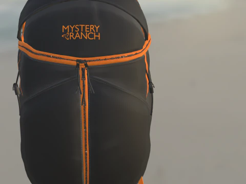 Tactical Adventure Backpack HighQuality 3D Model