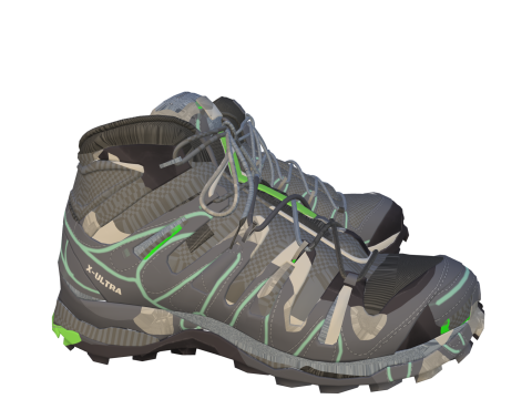 High Performance Shoes Footwear Modèle 3D