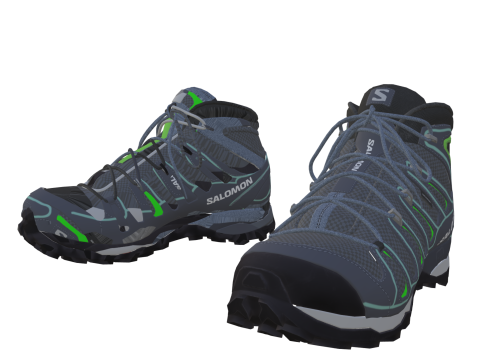 High Performance Shoes Footwear Modelo 3D